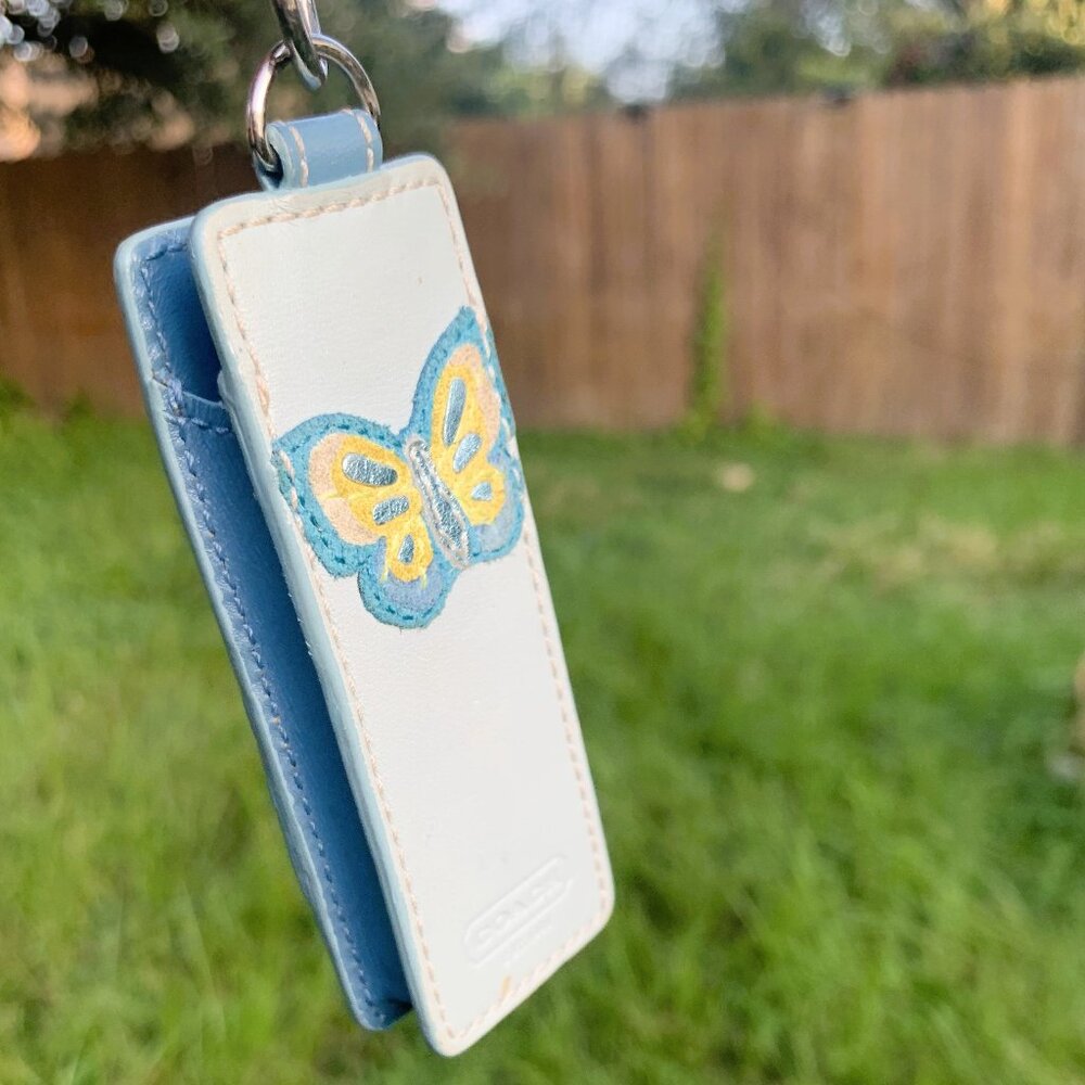 Coach Butterfly Cluster Bag Charm - Picture 5 of 11